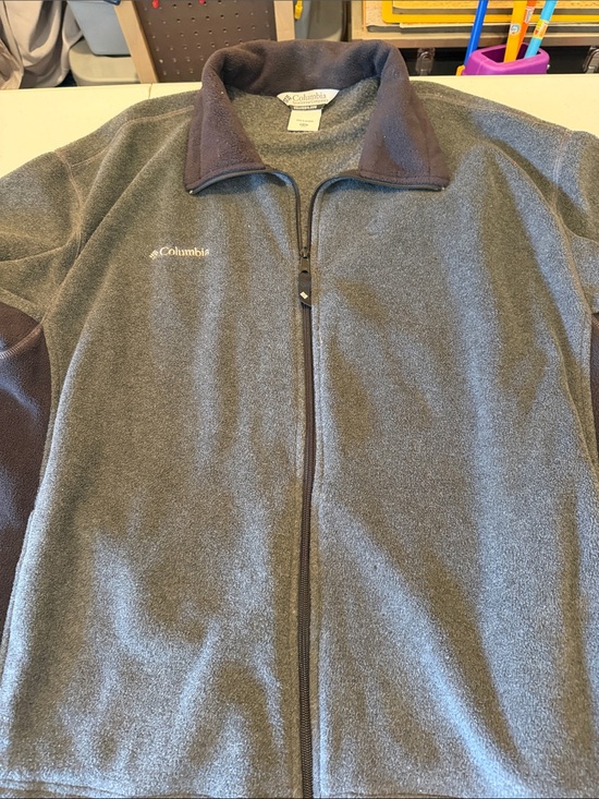 Columbia Other - Columbia Grey Full-Zip Fleece Jacket